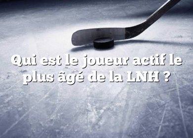 Qui est le joueur actif le plus âgé de la LNH ?